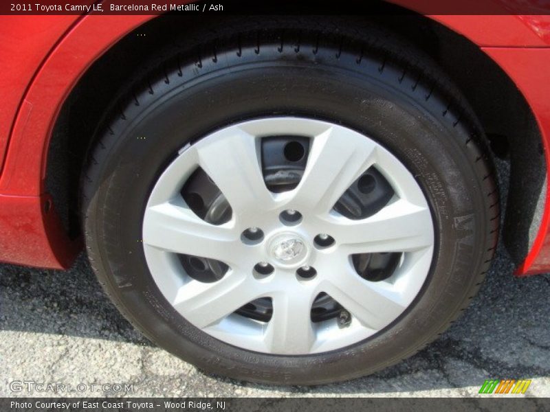 Barcelona Red Metallic / Ash 2011 Toyota Camry LE