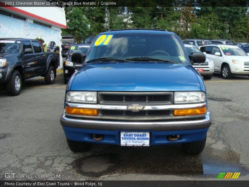 Space Blue Metallic / Graphite 2001 Chevrolet Blazer LS 4x4