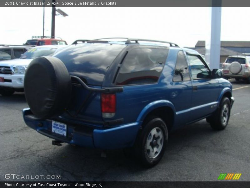 Space Blue Metallic / Graphite 2001 Chevrolet Blazer LS 4x4
