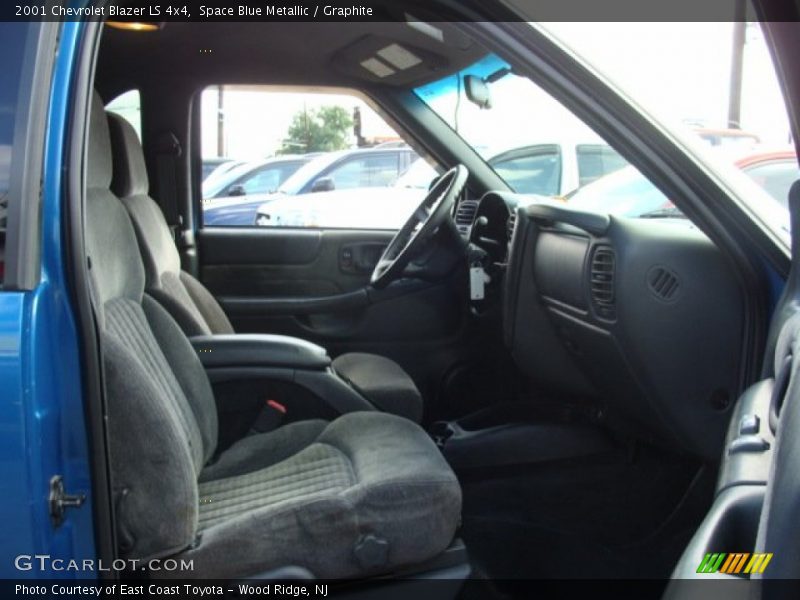 Space Blue Metallic / Graphite 2001 Chevrolet Blazer LS 4x4