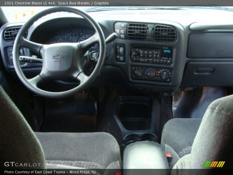 Space Blue Metallic / Graphite 2001 Chevrolet Blazer LS 4x4