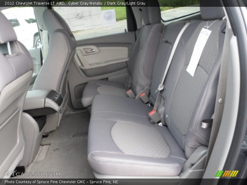 Rear Seat of 2012 Traverse LT AWD