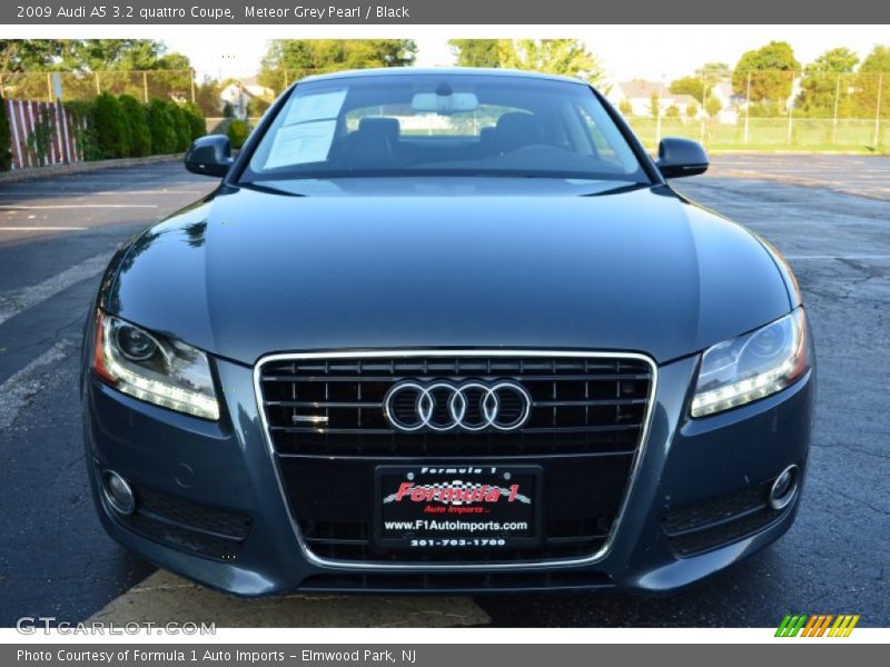 Meteor Grey Pearl / Black 2009 Audi A5 3.2 quattro Coupe