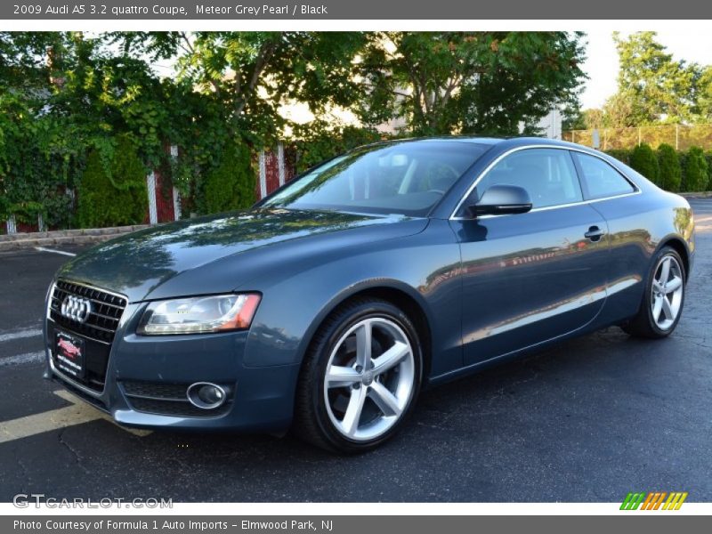 Meteor Grey Pearl / Black 2009 Audi A5 3.2 quattro Coupe