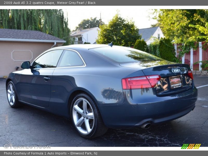 Meteor Grey Pearl / Black 2009 Audi A5 3.2 quattro Coupe