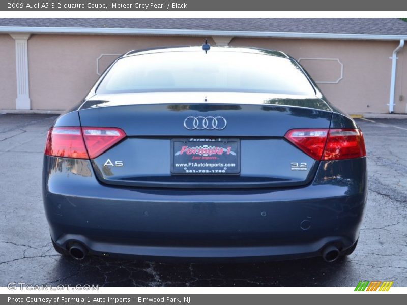 Meteor Grey Pearl / Black 2009 Audi A5 3.2 quattro Coupe