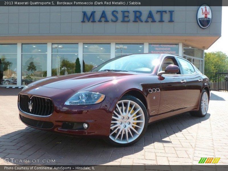 Bordeaux Ponteveccio (Dark Red Metallic) / Sabbia 2013 Maserati Quattroporte S