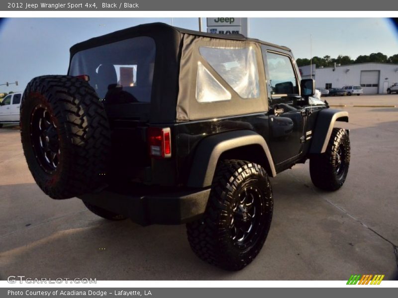 Black / Black 2012 Jeep Wrangler Sport 4x4