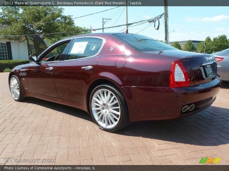 Bordeaux Ponteveccio (Dark Red Metallic) / Sabbia 2013 Maserati Quattroporte S