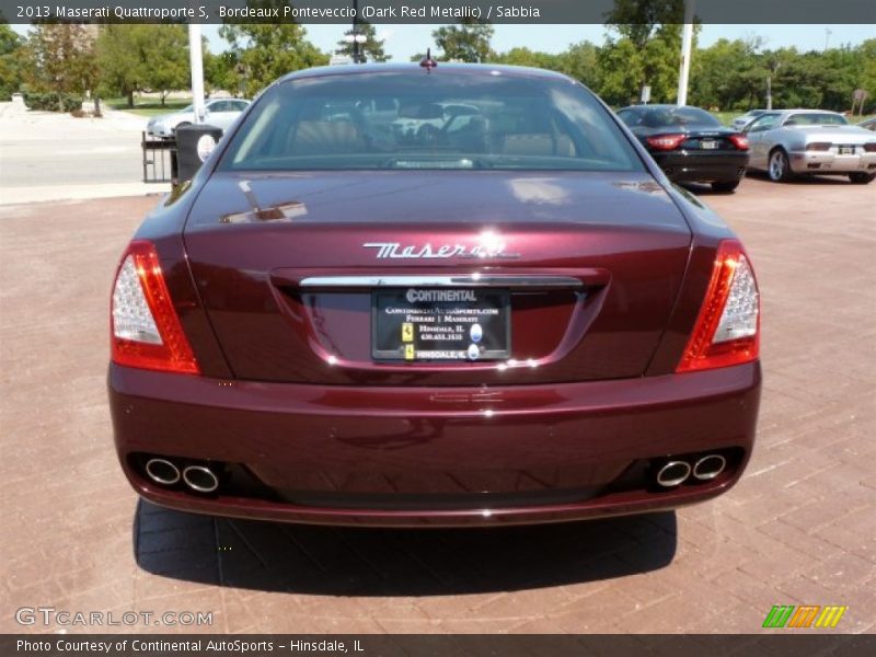 Bordeaux Ponteveccio (Dark Red Metallic) / Sabbia 2013 Maserati Quattroporte S