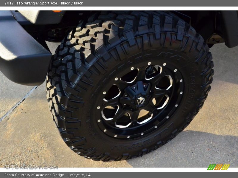 Black / Black 2012 Jeep Wrangler Sport 4x4