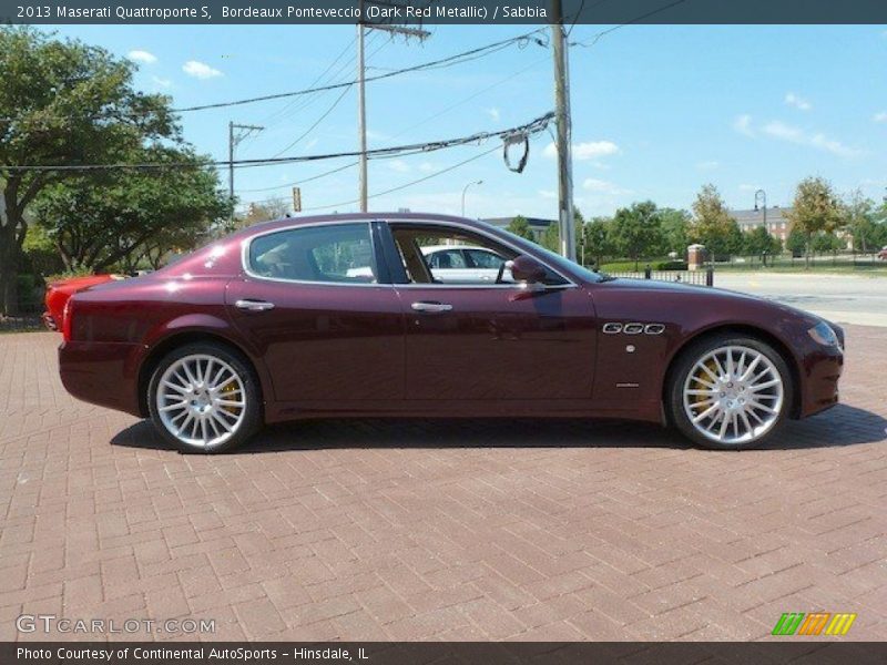 Bordeaux Ponteveccio (Dark Red Metallic) / Sabbia 2013 Maserati Quattroporte S