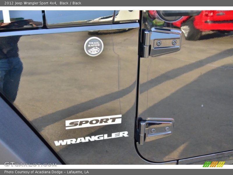 Black / Black 2012 Jeep Wrangler Sport 4x4