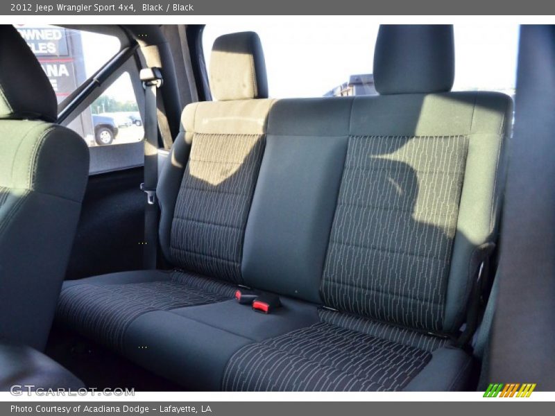 Black / Black 2012 Jeep Wrangler Sport 4x4