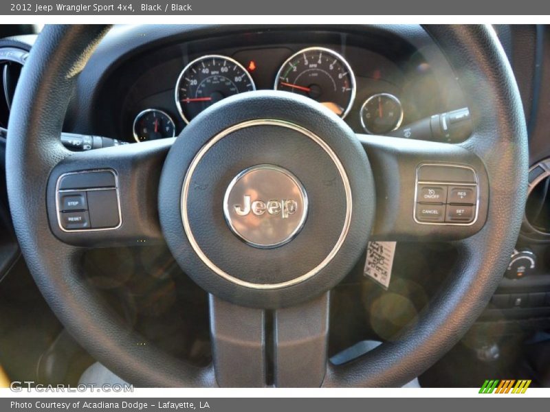 Black / Black 2012 Jeep Wrangler Sport 4x4