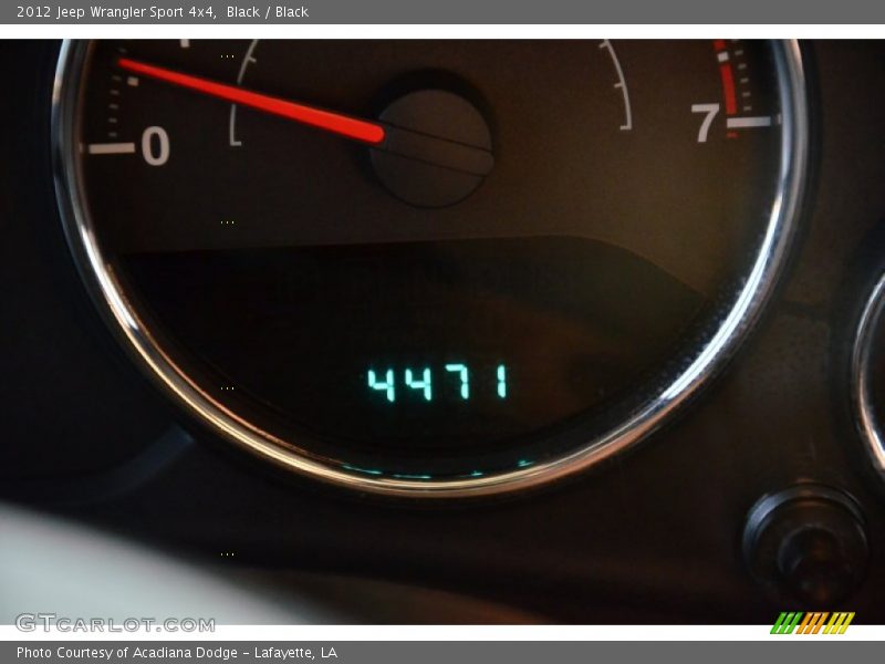 Black / Black 2012 Jeep Wrangler Sport 4x4