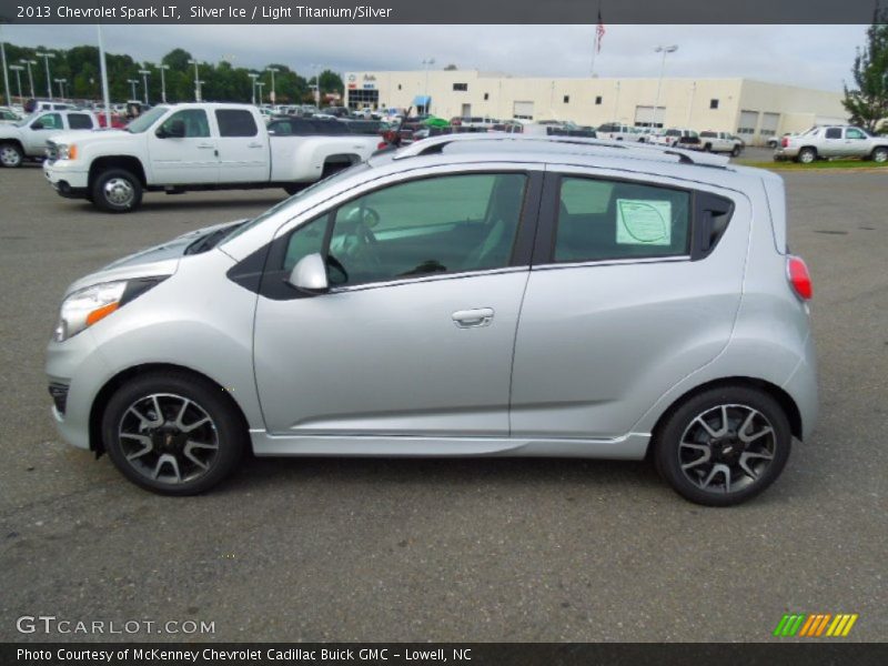 Silver Ice / Light Titanium/Silver 2013 Chevrolet Spark LT