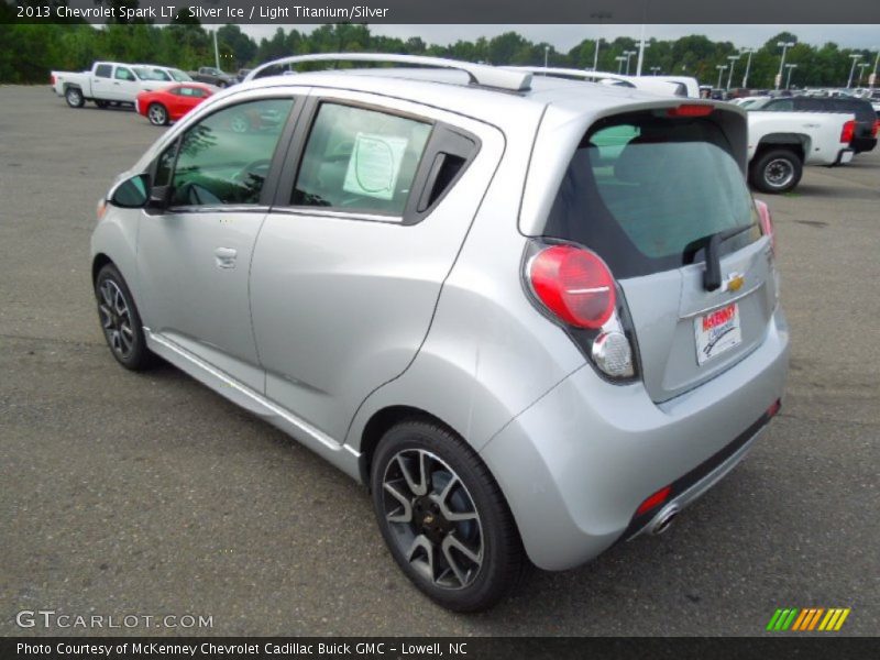 Silver Ice / Light Titanium/Silver 2013 Chevrolet Spark LT