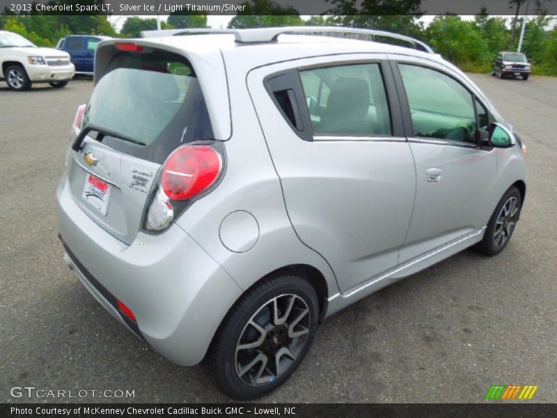 Silver Ice / Light Titanium/Silver 2013 Chevrolet Spark LT