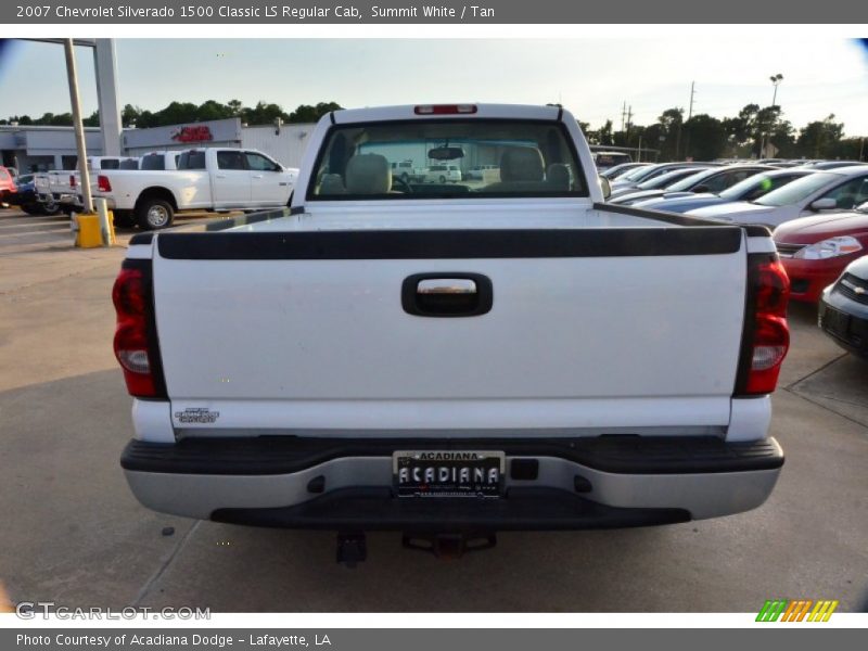 Summit White / Tan 2007 Chevrolet Silverado 1500 Classic LS Regular Cab