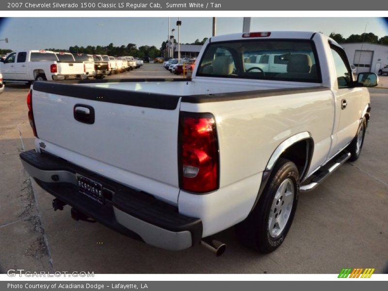 Summit White / Tan 2007 Chevrolet Silverado 1500 Classic LS Regular Cab