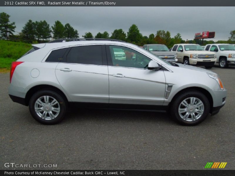 Radiant Silver Metallic / Titanium/Ebony 2012 Cadillac SRX FWD