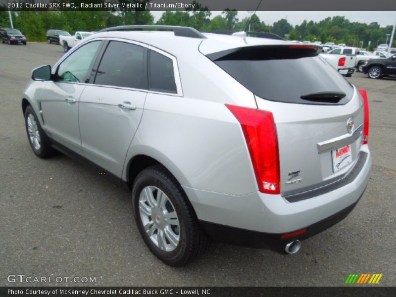 Radiant Silver Metallic / Titanium/Ebony 2012 Cadillac SRX FWD
