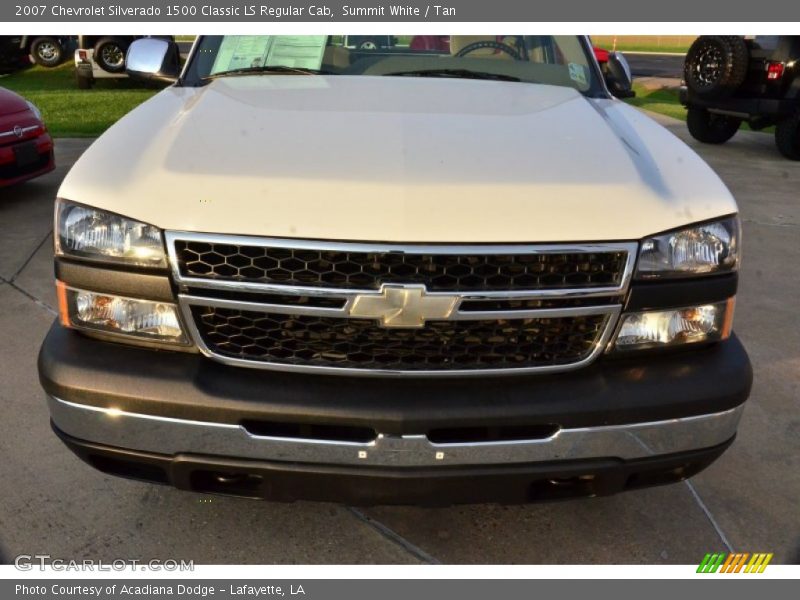 Summit White / Tan 2007 Chevrolet Silverado 1500 Classic LS Regular Cab
