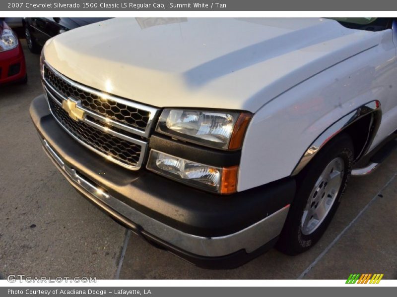 Summit White / Tan 2007 Chevrolet Silverado 1500 Classic LS Regular Cab
