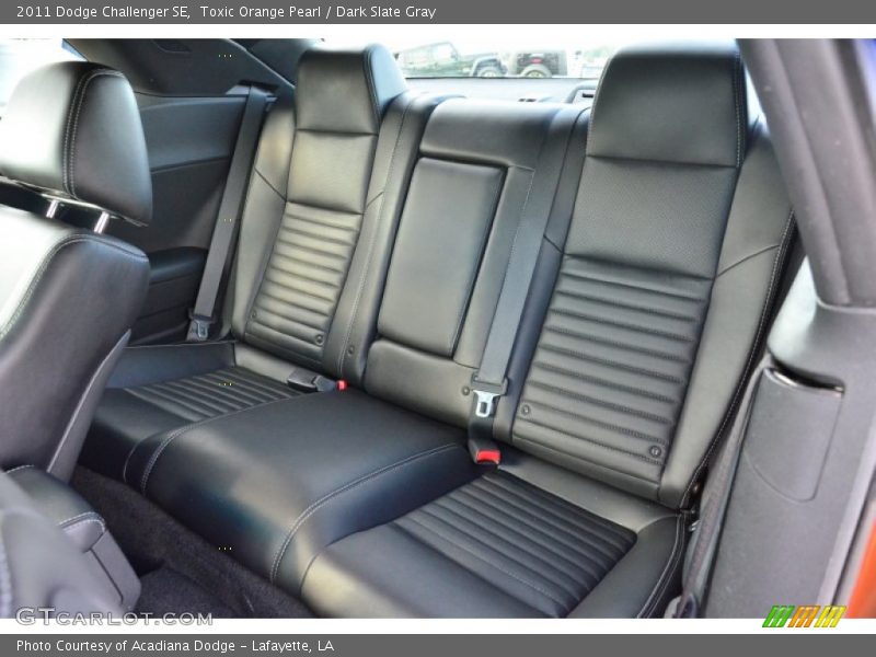 Rear Seat of 2011 Challenger SE