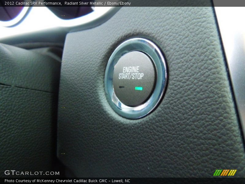 Radiant Silver Metallic / Ebony/Ebony 2012 Cadillac SRX Performance