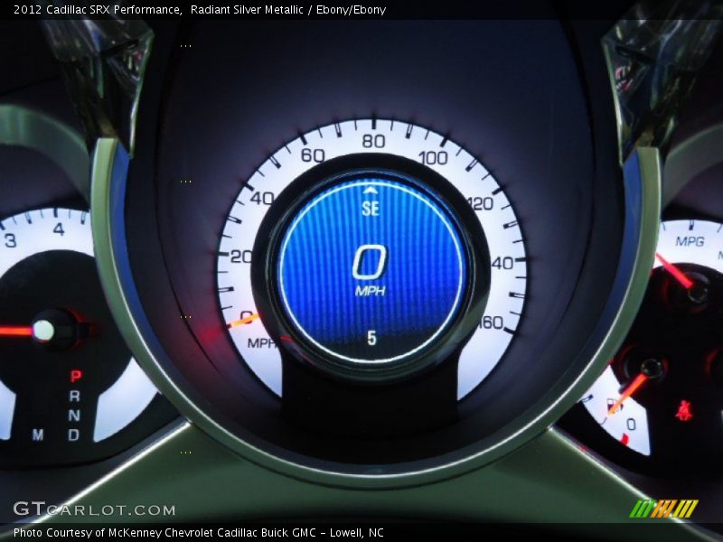 Radiant Silver Metallic / Ebony/Ebony 2012 Cadillac SRX Performance