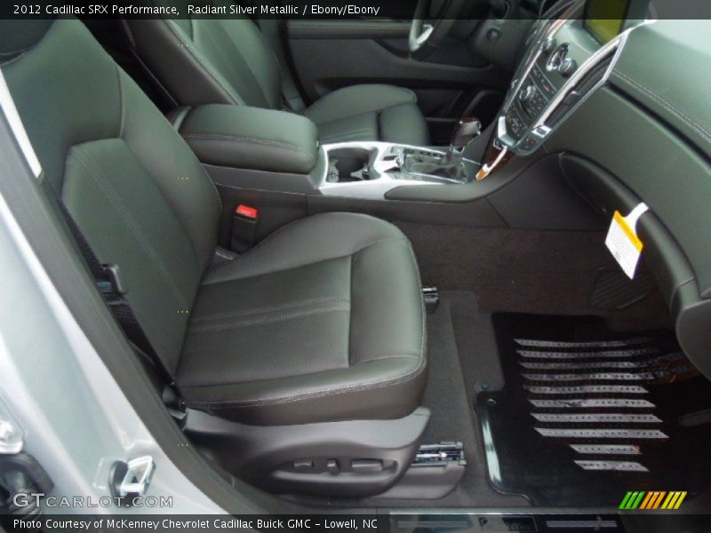 Front Seat of 2012 SRX Performance