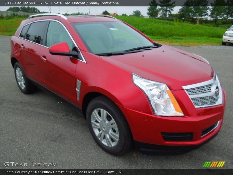 Crystal Red Tintcoat / Shale/Brownstone 2012 Cadillac SRX Luxury