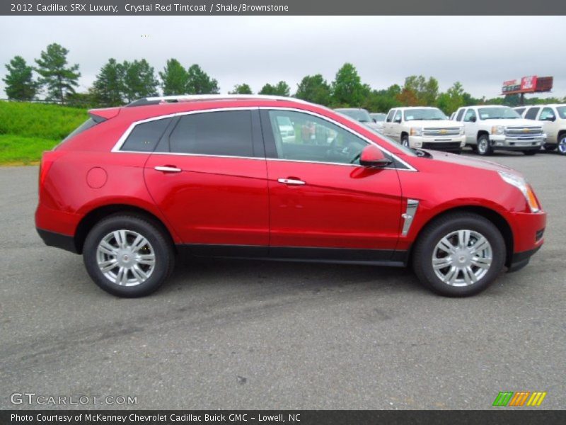 Crystal Red Tintcoat / Shale/Brownstone 2012 Cadillac SRX Luxury
