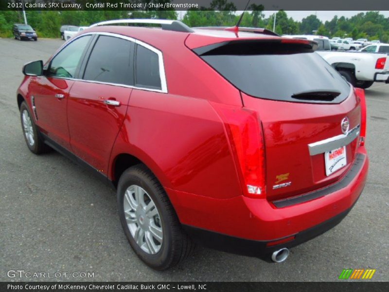 Crystal Red Tintcoat / Shale/Brownstone 2012 Cadillac SRX Luxury
