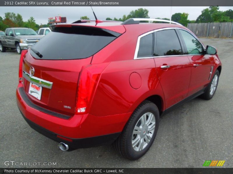 Crystal Red Tintcoat / Shale/Brownstone 2012 Cadillac SRX Luxury