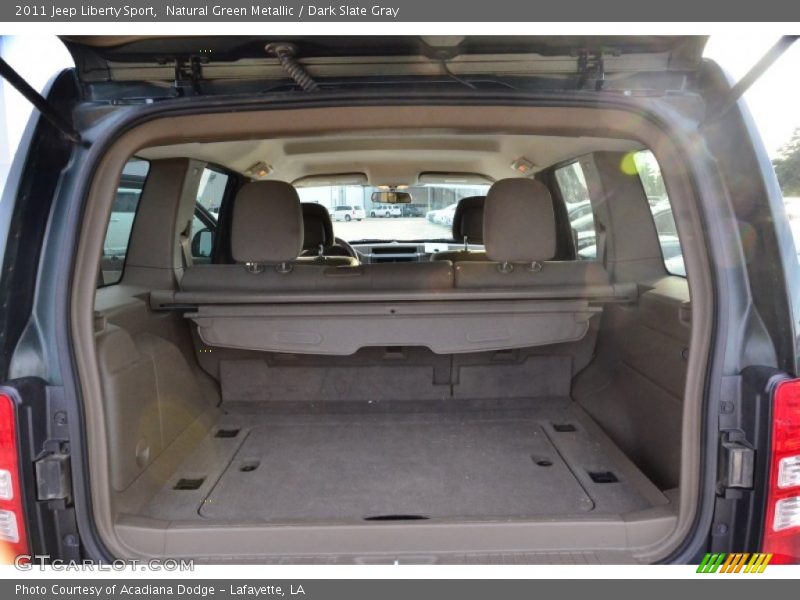 Natural Green Metallic / Dark Slate Gray 2011 Jeep Liberty Sport
