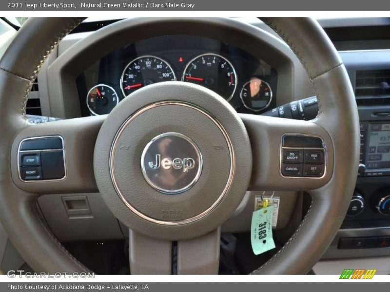 Natural Green Metallic / Dark Slate Gray 2011 Jeep Liberty Sport