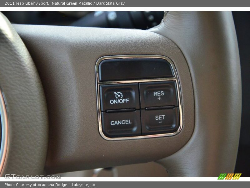 Natural Green Metallic / Dark Slate Gray 2011 Jeep Liberty Sport