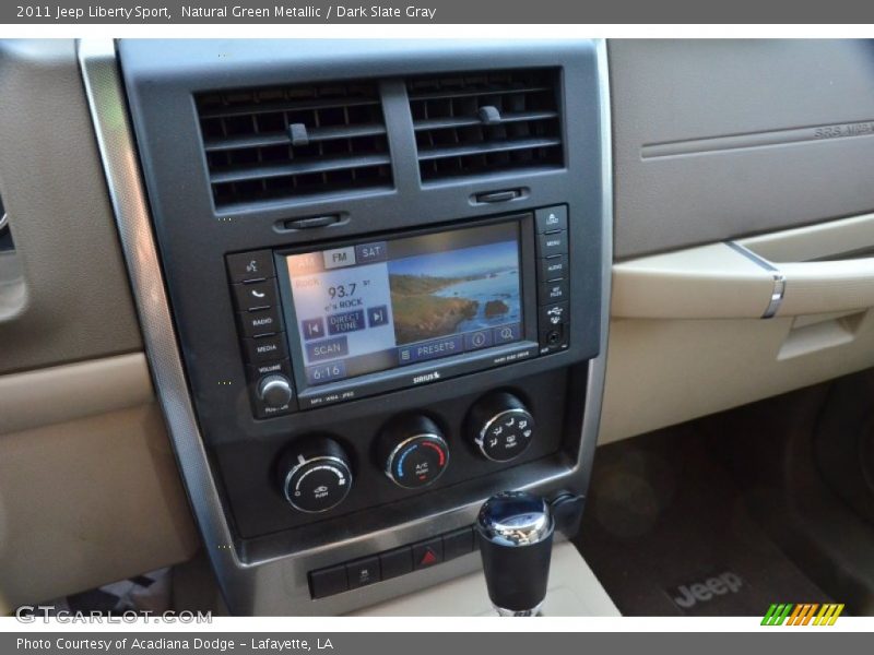 Natural Green Metallic / Dark Slate Gray 2011 Jeep Liberty Sport