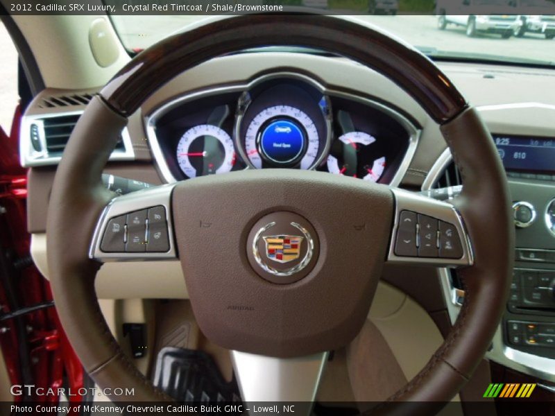 Crystal Red Tintcoat / Shale/Brownstone 2012 Cadillac SRX Luxury
