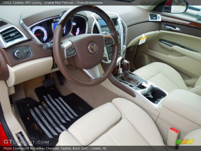 Crystal Red Tintcoat / Shale/Brownstone 2012 Cadillac SRX Luxury