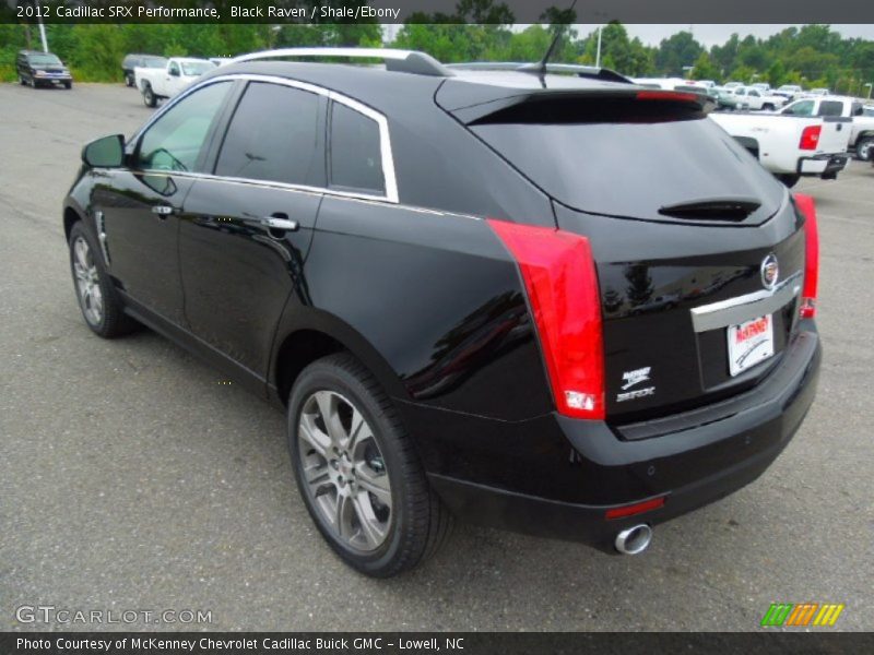 Black Raven / Shale/Ebony 2012 Cadillac SRX Performance