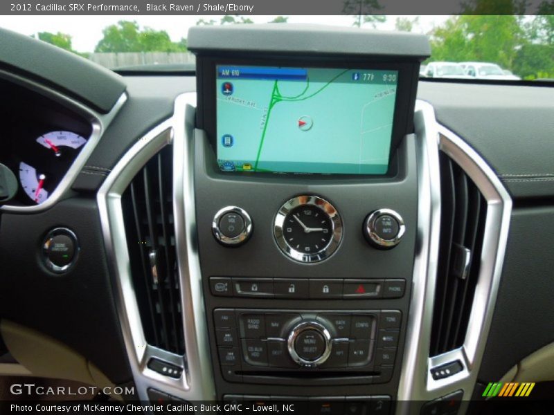 Navigation of 2012 SRX Performance