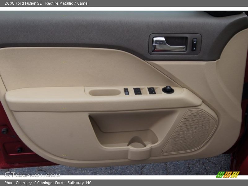 Redfire Metallic / Camel 2008 Ford Fusion SE