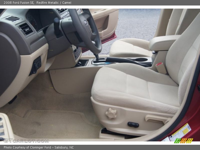 Redfire Metallic / Camel 2008 Ford Fusion SE