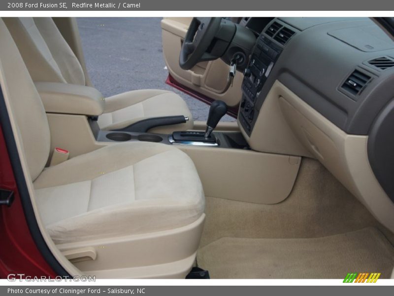 Redfire Metallic / Camel 2008 Ford Fusion SE