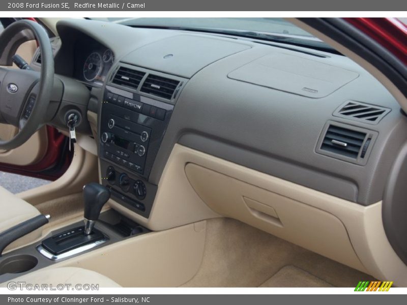 Redfire Metallic / Camel 2008 Ford Fusion SE