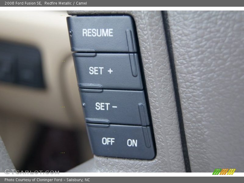 Redfire Metallic / Camel 2008 Ford Fusion SE